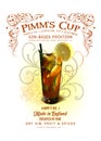 NOLA Collection Pimm's Cup Cocktail Background