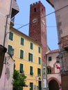 City tower with clock