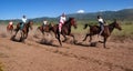 Nomad horse riding competition