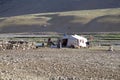 Nomad people in Ladakh, India Royalty Free Stock Photo