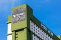 NoMad sign atop ultra-luxury, boutique hotel on the Las Vegas Strip