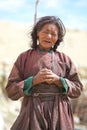 Nomad woman in Ladakh, India