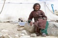 Nomad woman in Ladakh, India