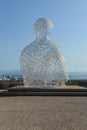 Nomade Sculpture Antibes France Royalty Free Stock Photo
