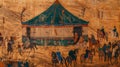 Nomadic Legacy: Mongolian Tent Painting from the 16th Century