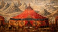 Nomadic Life: Mongolian Tent in the 16th Century Painting