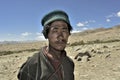 Nomadic mand near the high altitude lake of Tso Moriri