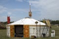 Nomadic tent, Bosztorpuszta, Hungary Royalty Free Stock Photo