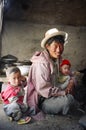 Nomads in Ladakh, India Royalty Free Stock Photo