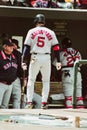 Nomar Garciaparra Boston Red Sox shortstop. Royalty Free Stock Photo