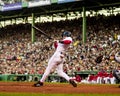 Nomar Garciaparra in Game 3 of 2003 ALCS Royalty Free Stock Photo