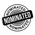 Nominated rubber stamp Royalty Free Stock Photo