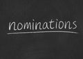 Nominations Royalty Free Stock Photo