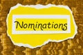 Nominations political office nominate popular candidate nomination