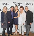 Kathleen Marshall, Michael McGrath, Kelli O\'Hara, Judy Kaye, & Joe DiPietro at the 2012 Tony Awards Meet the Nominees Press Recep