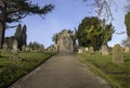 The non-conformist chapel in the Old Cemetery section of Ipswich Cemetery in Suffolk Royalty Free Stock Photo