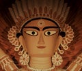 Non conventional Durga idol.