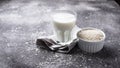 Non-dairy lactose free rice milk
