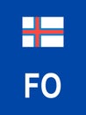 Licence Plate Country Code of Faeroe Islands