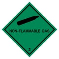 Non-Flammable Gas Symbol Sign Isolate On White Background,Vector Illustration EPS.10 Royalty Free Stock Photo