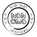 non gmo badge icon, sticker, seal for food packging design, cbd label template, hemp oil