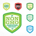 Non GMO Labels Royalty Free Stock Photo