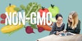 Non-GMO Nature Organic Plant Technology Concept Royalty Free Stock Photo