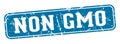 non gmo rectangular sign. non gmo stamp Royalty Free Stock Photo