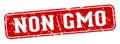 non gmo rectangular sign. non gmo stamp Royalty Free Stock Photo