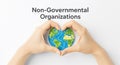 Non governmental organizations ngos support world earth day global impact and community development work Royalty Free Stock Photo