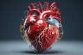 Non-invasive 3d pulse medicine heart. Generate Ai