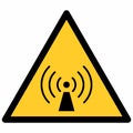 Non-ionizing radiation sign