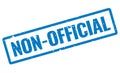 Non-official rubber stamp Royalty Free Stock Photo