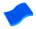 Non scratch blue scrubbing sponge Royalty Free Stock Photo