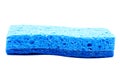 Non scratch blue scrubbing sponge Royalty Free Stock Photo