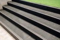 Non-slip stairs with dot pattern close up for background.