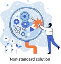 Non standart solution. Creation of individual decision for integration of disparate production