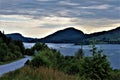 view of the dramatic sky and sea Royalty Free Stock Photo