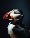 Nonconventional Beauty: Atlantic Puffin Royalty Free Stock Photo