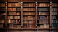 nonfiction library book shelf Royalty Free Stock Photo