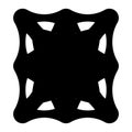Nonfigural abstract design elements, blobs, splotches