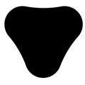 Nonfigural abstract design elements, blobs, splotches