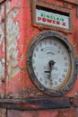 Nonfunctioning Antique Rusty Gas Pump Needs Work