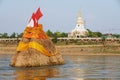 Phra Tad Klang Nam sunken cheri collapsed into Mea Khong river in 1847 with the Wat Phra