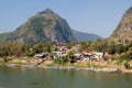 Nong Khiao at river Nam Ou in Laos