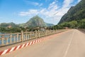 Nong Khiaw in north Laos Royalty Free Stock Photo