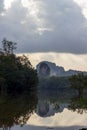 Nong Talay in Krabi province,Southern Thailand,with breathtaking views at dawn.