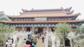 NONGPING, HONGKONG - 29 March 2019  View of Po Lin Monastery Royalty Free Stock Photo