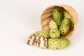 Noni fruits. Royalty Free Stock Photo