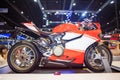 NONTHABURI - DECEMBER 8: Ducati 1199 motorcycle display on stage